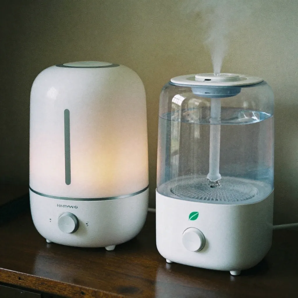 Sleek energy-efficient humidifier design